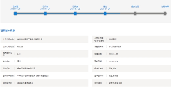 华锐精密定增募不超2亿获上交所通过招商证券建功(图1)