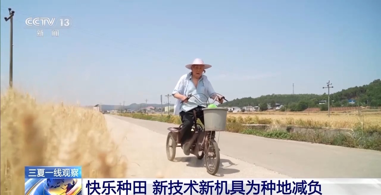 快乐播种机为种地减负！老大爷摆完龙门阵顺带看看麦田(图1)
